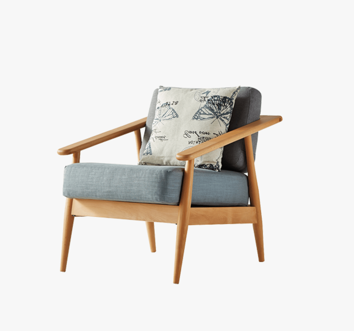 Sylva Leather Accent Chair